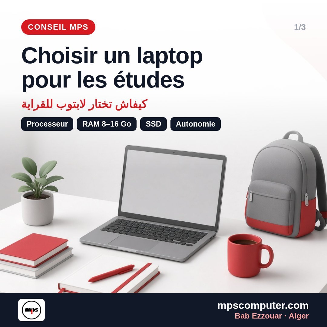 Comment choisir un laptop pour les études