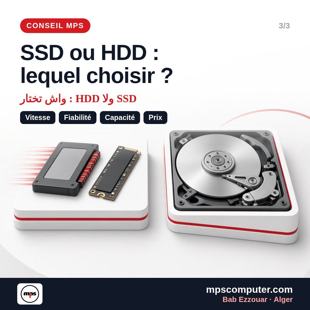 SSD ou HDD : lequel choisir ?