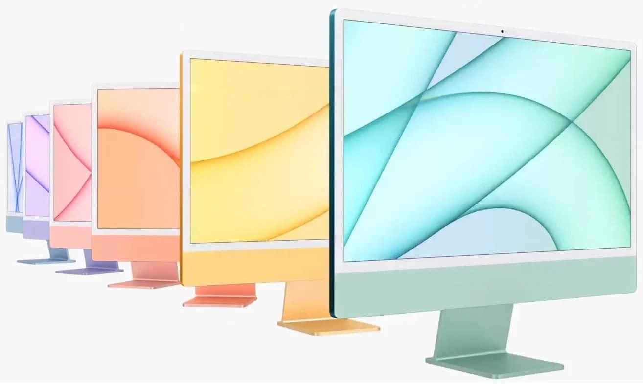 Apple iMac 2021 – photo réelle